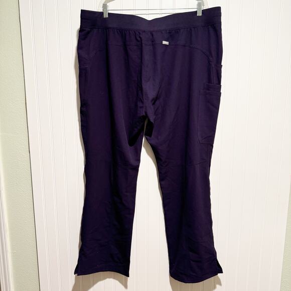 Figs Purple Scrub Set Casma Top Kade Cargo Pants NEW Size XXL - Picture 12 of 13